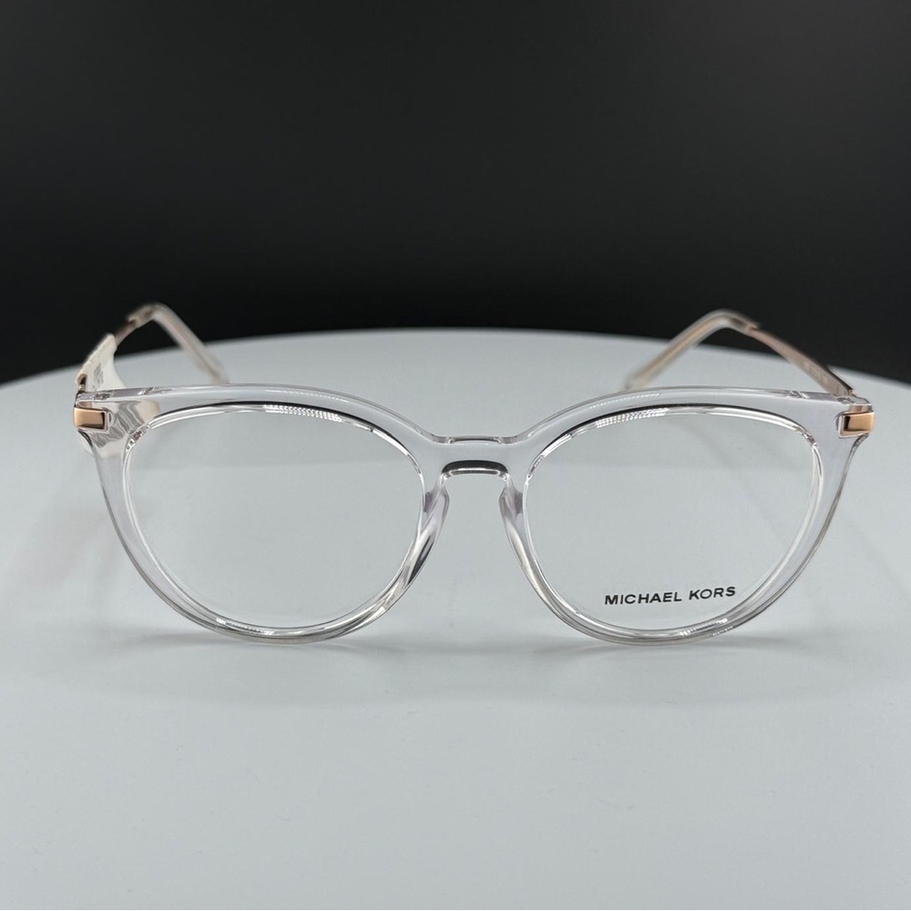 Michael Kors  MK4074 QUINTANA Transparent Frame Glasses. Eyeglasses New